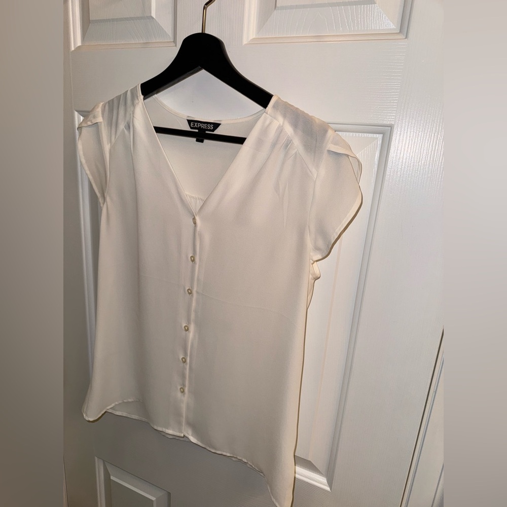 Express Women's Cap Sleeve Blouse, Size XS/TP